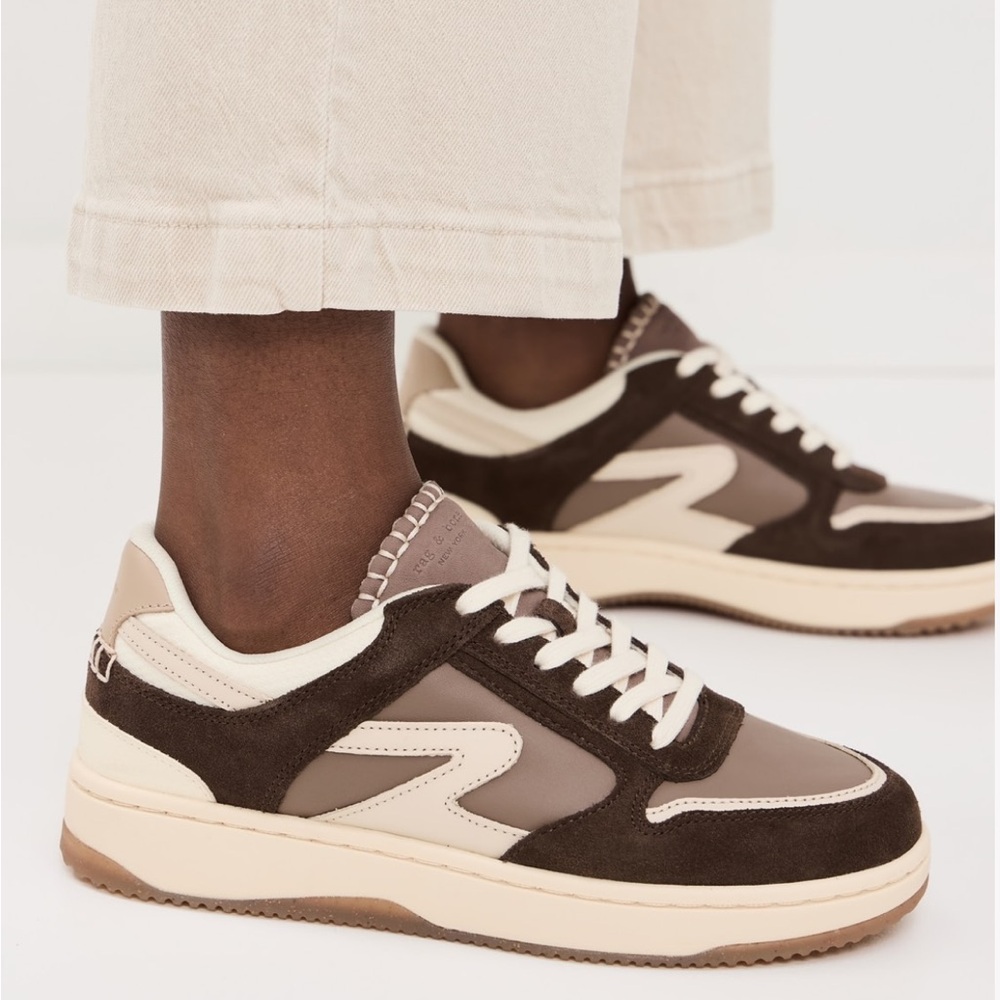 rag & bone Retro Women’s Tennis Sneakers - Never Worn, Size 10 - Picture 3 of 8